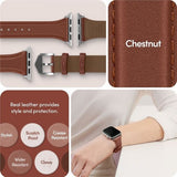 Spigen Apple Watch 38/40/41/42mm Armbånd Kajuk Chestnut