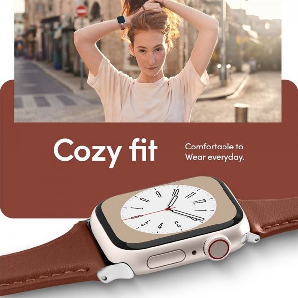 Spigen Apple Watch 38/40/41/42mm Armbånd Kajuk Chestnut