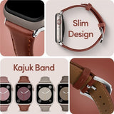 Spigen Apple Watch 38/40/41/42mm Armbånd Kajuk Chestnut