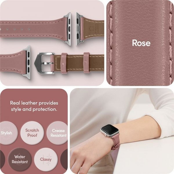 Spigen Apple Watch 38/40/41/42mm Armbånd Kajuk Rose