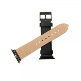 Fixed Apple Watch 38/40/41/42mm Armbånd Leather Strap Svart