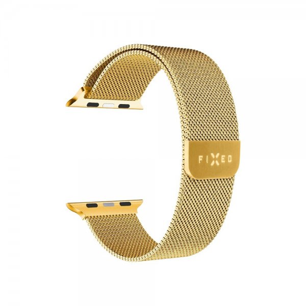 Fixed Apple Watch 38/40/41/42mm Armbånd Mesh Strap Gull