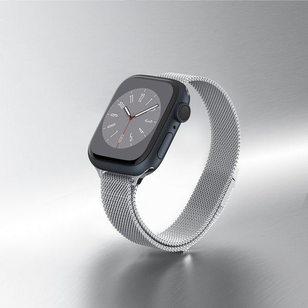 Spigen Apple Watch 38/40/41/42mm Armbånd Metal Fit Sølv