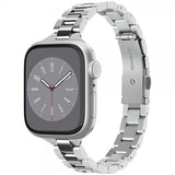 Spigen Apple Watch 38/40/41mm Armbånd Modern Fit 316L Sølv