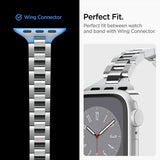 Spigen Apple Watch 38/40/41mm Armbånd Modern Fit 316L Sølv