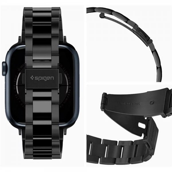 Spigen Apple Watch 38/40/41/42mm Armbånd Modern Fit Svart