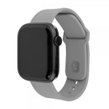 Fixed Apple Watch 38/40/41/42mm Armbånd Silicone Sporty Strap Grå