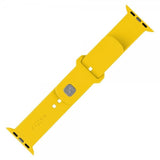Fixed Apple Watch 38/40/41/42mm Armbånd Silicone Sporty Strap Gul