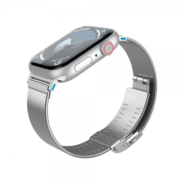 Spigen Apple Watch 38/40/41/42mm Armbånd Sleek Link Sølv