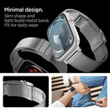 Spigen Apple Watch 38/40/41/42mm Armbånd Sleek Link Sølv