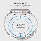 Spigen Apple Watch 38/40/41/42mm Armbånd Sleek Link Sølv