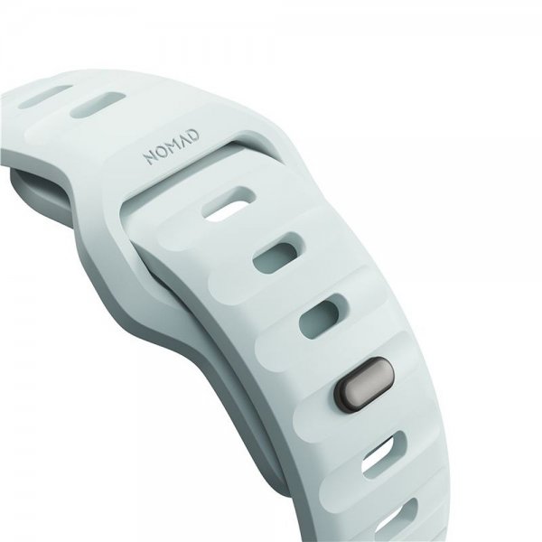 Nomad Apple Watch 38/40/41/42mm Armbånd Sport Band Icy Blue Glow