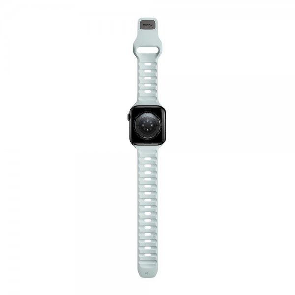 Nomad Apple Watch 38/40/41/42mm Armbånd Sport Band Icy Blue Glow