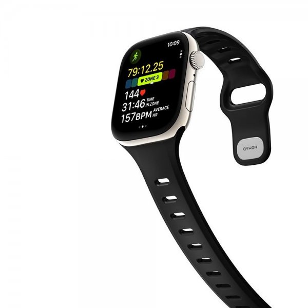 Nomad Apple Watch 38/40/41/42mm Armbånd Tempo Band Svart
