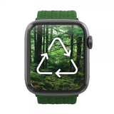 Gear4 Apple Watch 38/40/41/42mm Armbånd Braided Watch Band Large Forest Green