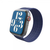 Gear4 Apple Watch 38/40/41/42mm Armbånd Braided Watch Band Large Navy Blue