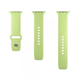 Puro Apple Watch 38/40/41/42mm Armbånd ICON Silicone Band Matcha Green