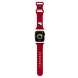 Hello Kitty Apple Watch 38/40/41/42mm Armbånd Liquid Silicone Rød