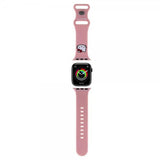Hello Kitty Apple Watch 38/40/41/42mm Armbånd Liquid Silicone Rosa