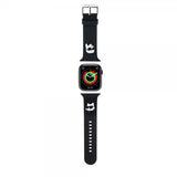 Karl Lagerfeld Apple Watch 38/40/41mm Armbånd Rubber NFT Karl & Choupette Svart