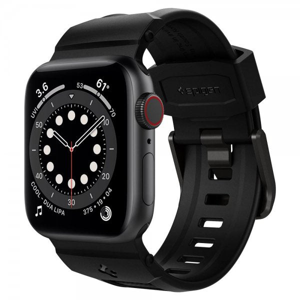 Spigen Apple Watch 38/40/41/42mm Armbånd Rugged Band Matte Black