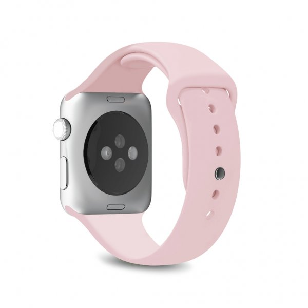 Puro Apple Watch 38/40/41/42mm Armbånd ICON Silicone Band Rose