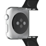 Puro Apple Watch 38/40/41/42mm Armbånd ICON Silicone Band Svart
