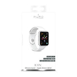 Puro Apple Watch 38/40/41/42mm Armbånd ICON Silicone Band Hvit