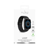 Puro Apple Watch 38/40/41/42mm Armbånd Loop Svart