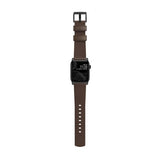 Nomad Apple Watch 38/40/41/42mm Armbånd Modern Band Black Hardware Rustic Brown