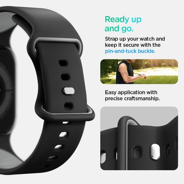 Spigen Apple Watch 40/41/42mm Armbånd Nano Pop Black Sesame