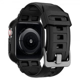 Spigen Apple Watch 40/41mm Deksel med Armbånd Rugged Armor Pro Svart