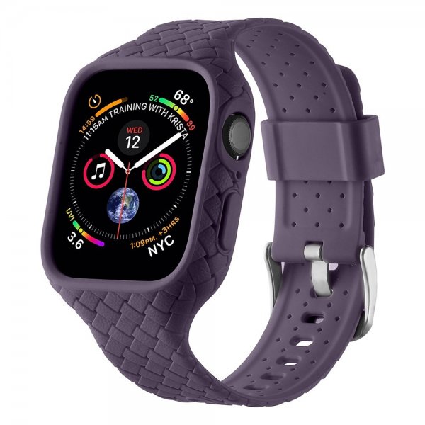 Apple Watch 41mm Armbånd Vevtekstur Lilla