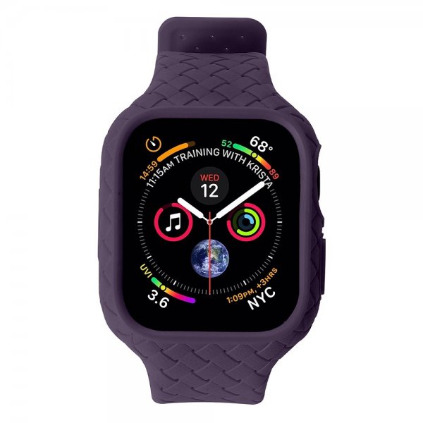 Apple Watch 41mm Armbånd Vevtekstur Lilla