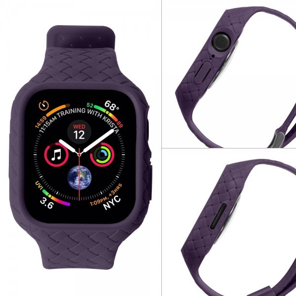 Apple Watch 41mm Armbånd Vevtekstur Lilla