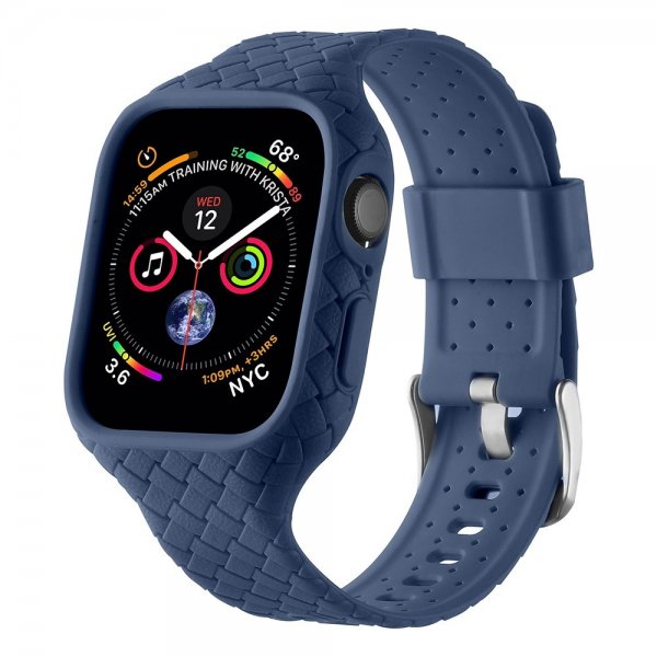 Apple Watch 41mm Armbånd Vevtekstur Mørkeblå