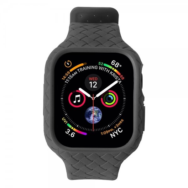 Apple Watch 41mm Armbånd Vevtekst Svart