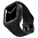 Spigen Apple Watch 41mm Deksel med Armbånd Liquid Air Pro Svart