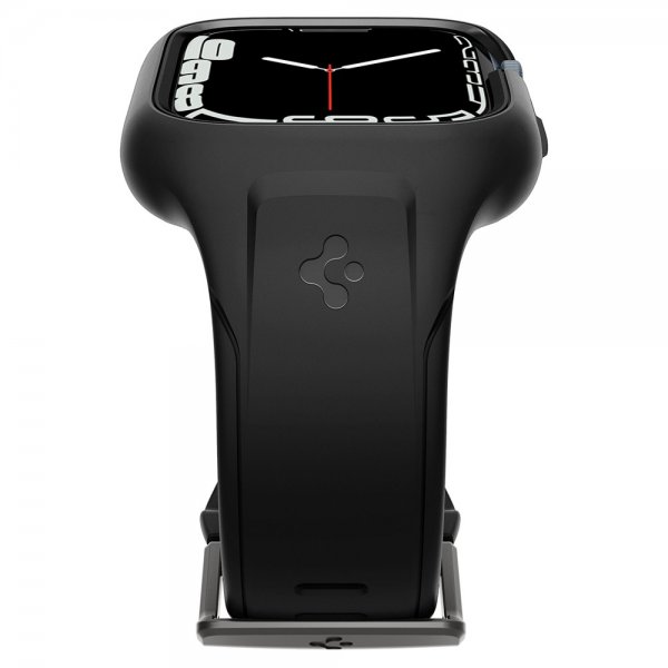 Spigen Apple Watch 41mm Deksel med Armbånd Liquid Air Pro Svart
