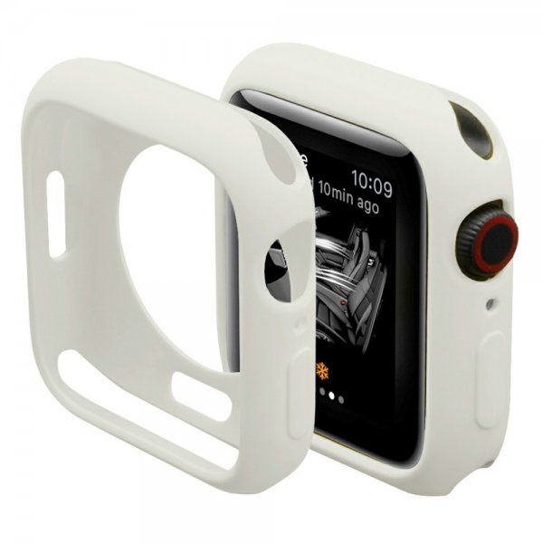 Apple Watch 41mm Deksel TPU Kremhvite