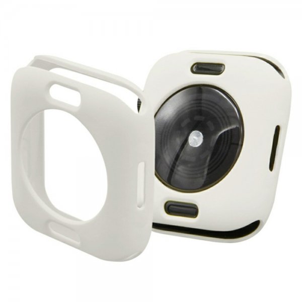 Apple Watch 41mm Deksel TPU Kremhvite