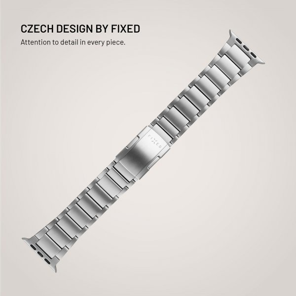 Fixed Apple Watch 42/44/45/46mm Armbånd Titanium Strap Natural