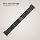Fixed Apple Watch 42/44/45/46mm Armbånd Titanium Strap Svart