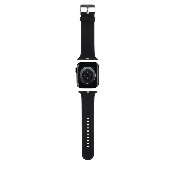 Karl Lagerfeld Apple Watch 44/45/46mm/Apple Watch Ultra Armbånd Rubber NFT Choupette Svart