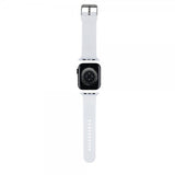 Karl Lagerfeld Apple Watch 44/45/46mm/Apple Watch Ultra Armbånd Rubber NFT Choupette Hvit