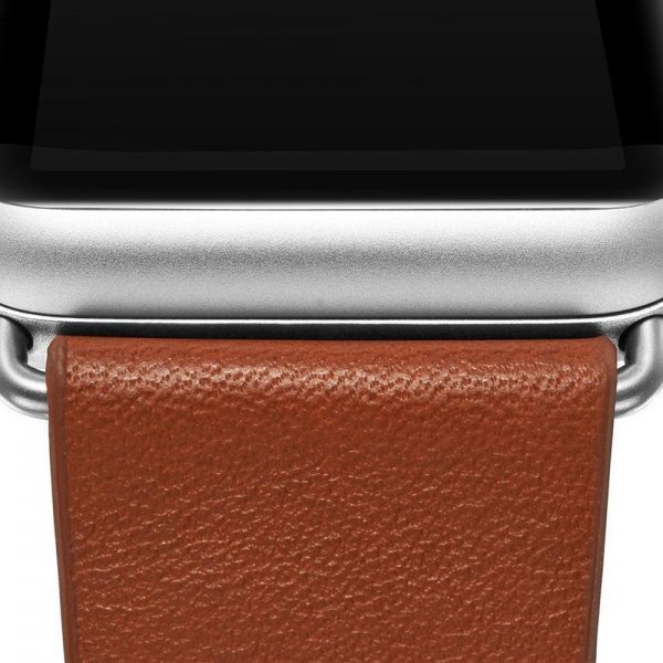 Kavaj Apple Watch 44/45/46mm/Apple Watch Ultra Armbånd Barcelona Brun