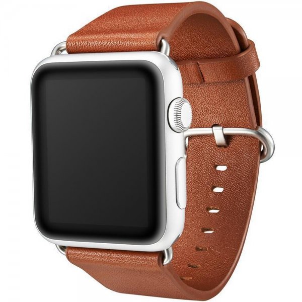Kavaj Apple Watch 44/45/46mm/Apple Watch Ultra Armbånd Barcelona Brun