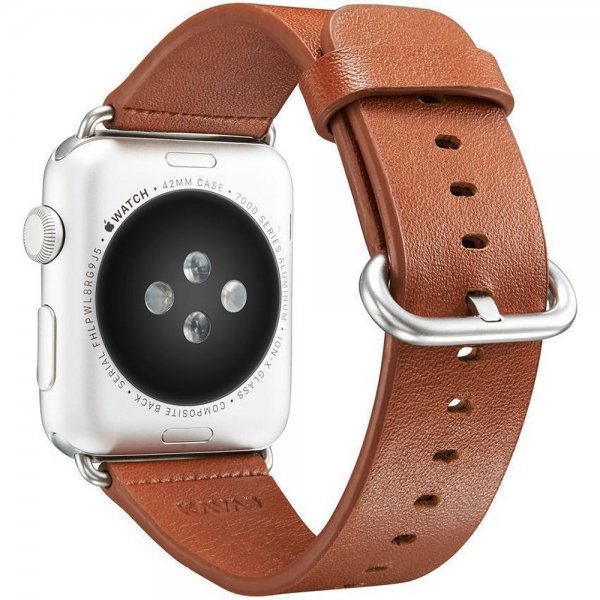 Kavaj Apple Watch 44/45/46mm/Apple Watch Ultra Armbånd Barcelona Brun