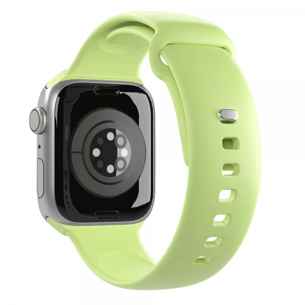 Puro Apple Watch 44/45/46mm/Apple Watch Ultra Armbånd ICON Silicone Band Matcha Green