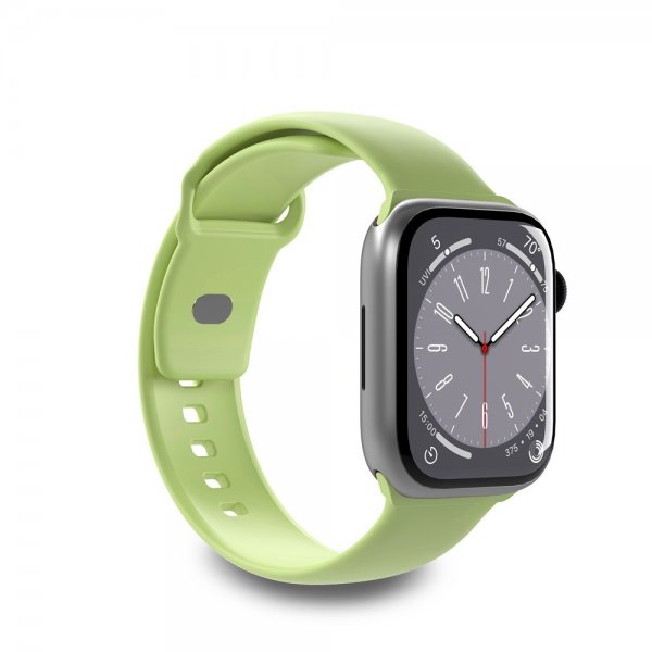 Puro Apple Watch 44/45/46mm/Apple Watch Ultra Armbånd ICON Silicone Band Matcha Green